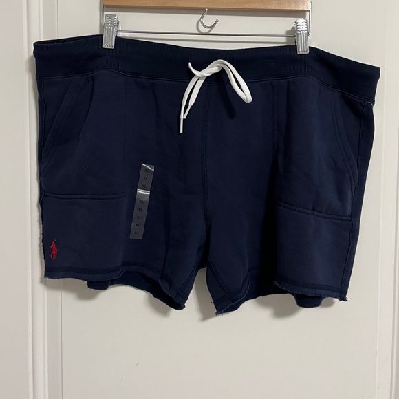 NWT - Polo Ralph Lauren Women’s Raw Hem Sweat Shorts - Size XL - Picture 1 of 6